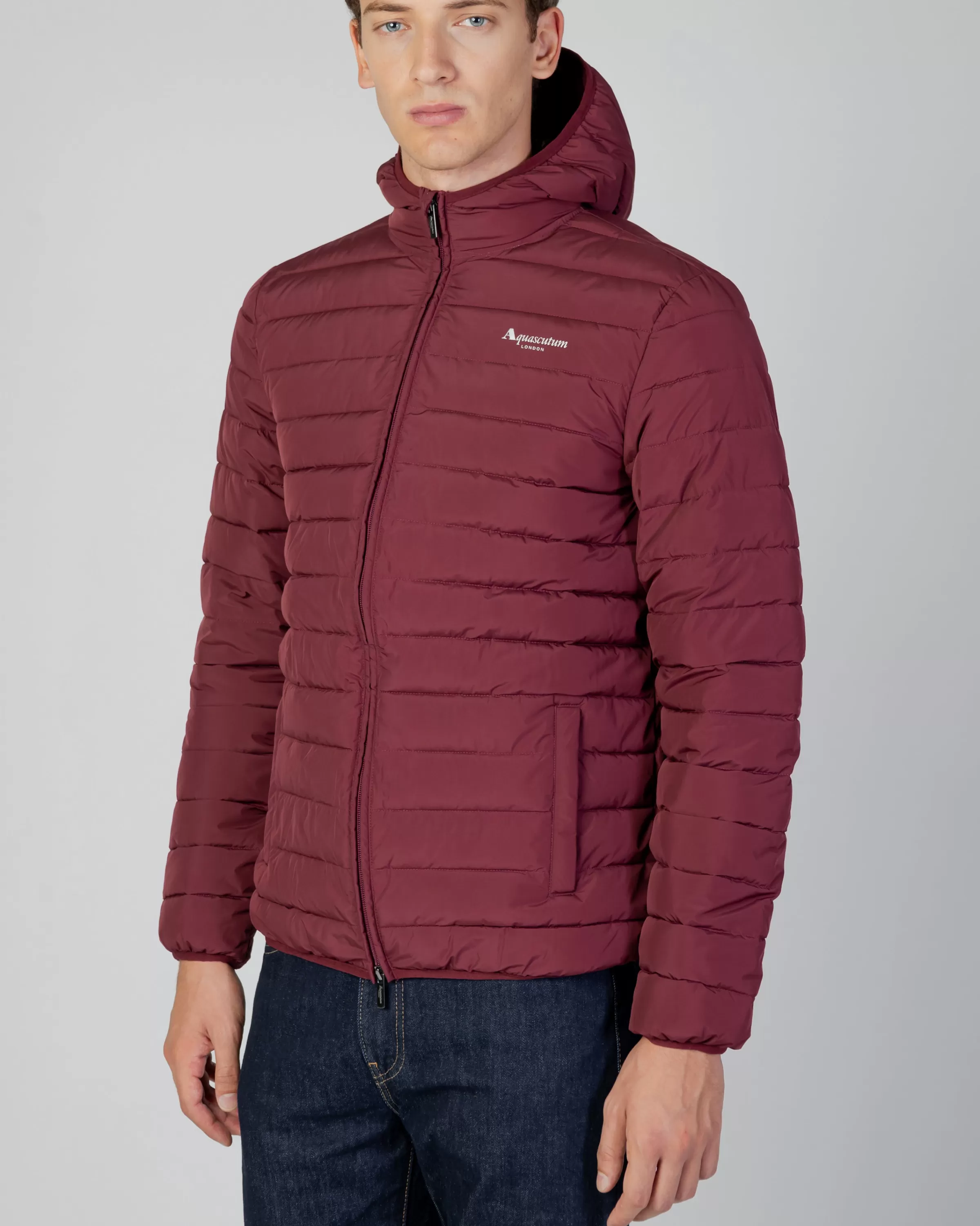 Uomo Aquascutum Active Active100Gr Hooded Jacket