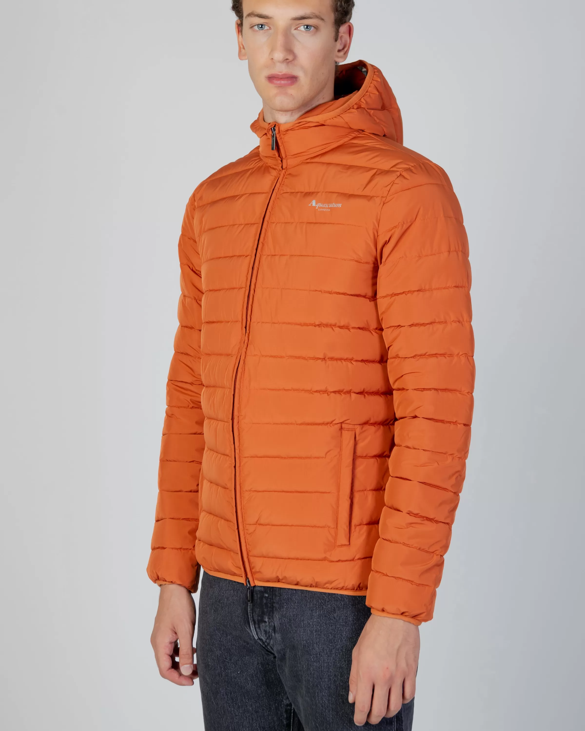 Uomo Aquascutum Active Active100Gr Hooded Jacket