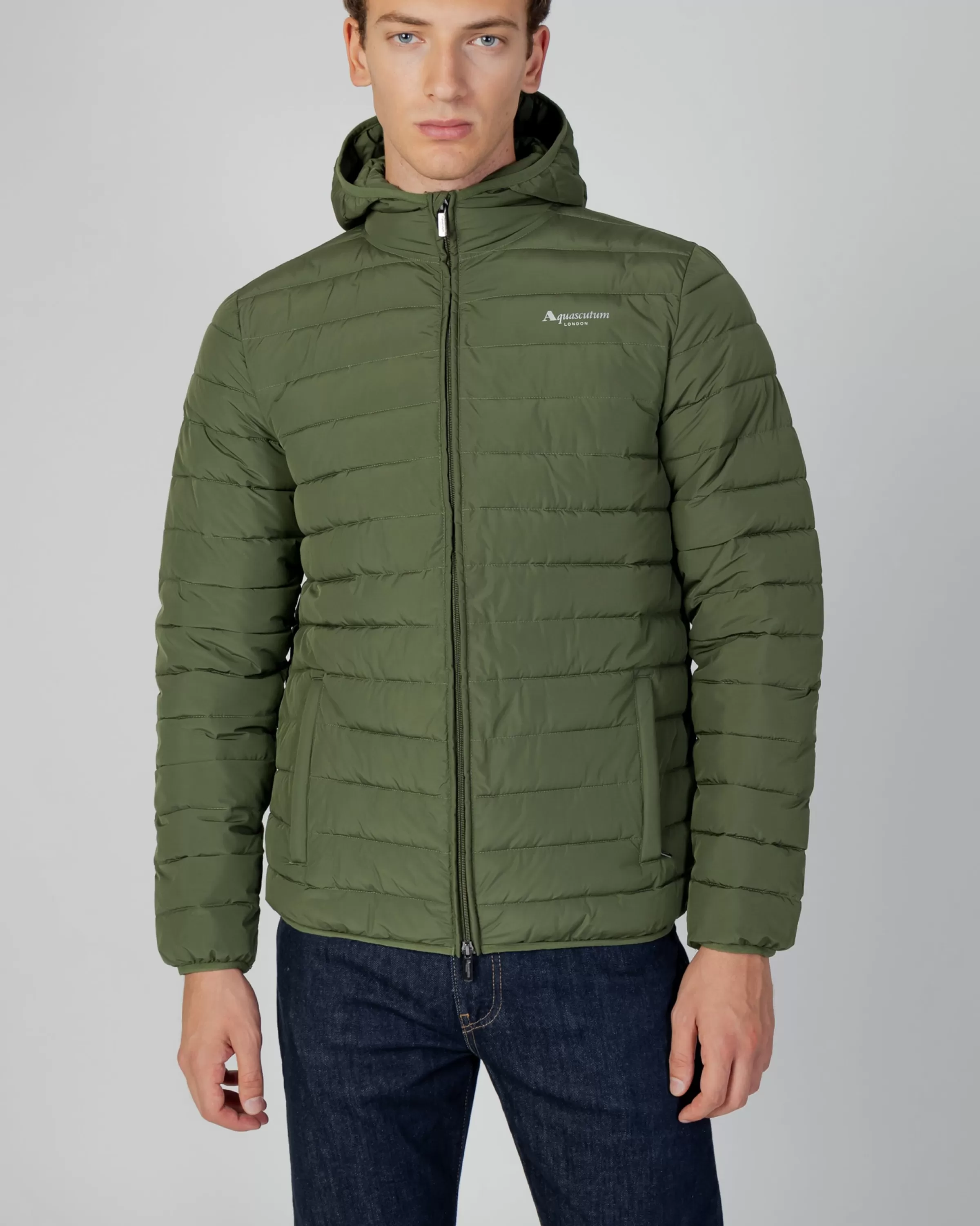 Uomo Aquascutum Active Active100Gr Hooded Jacket