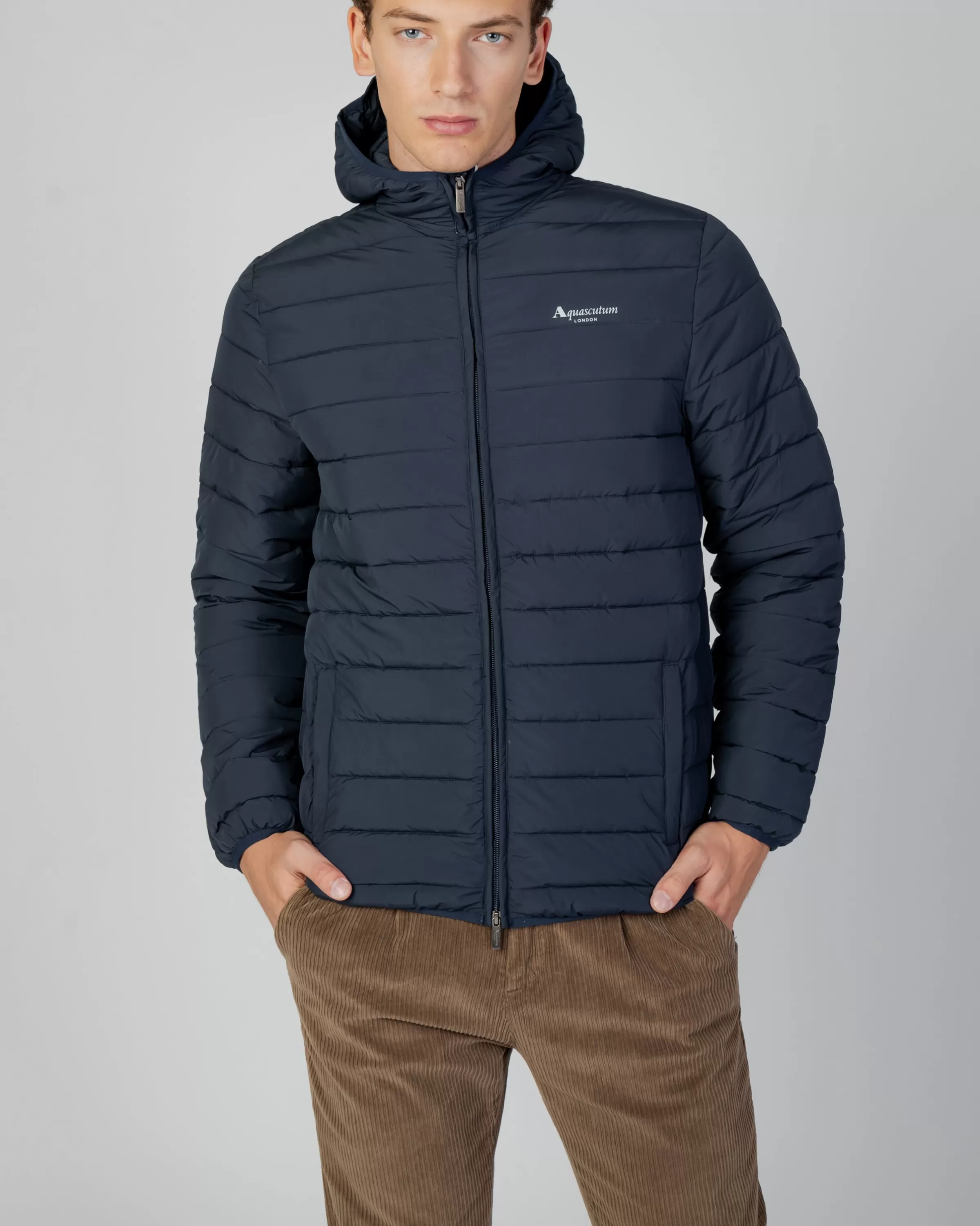 Uomo Aquascutum Active Active100Gr Hooded Jacket