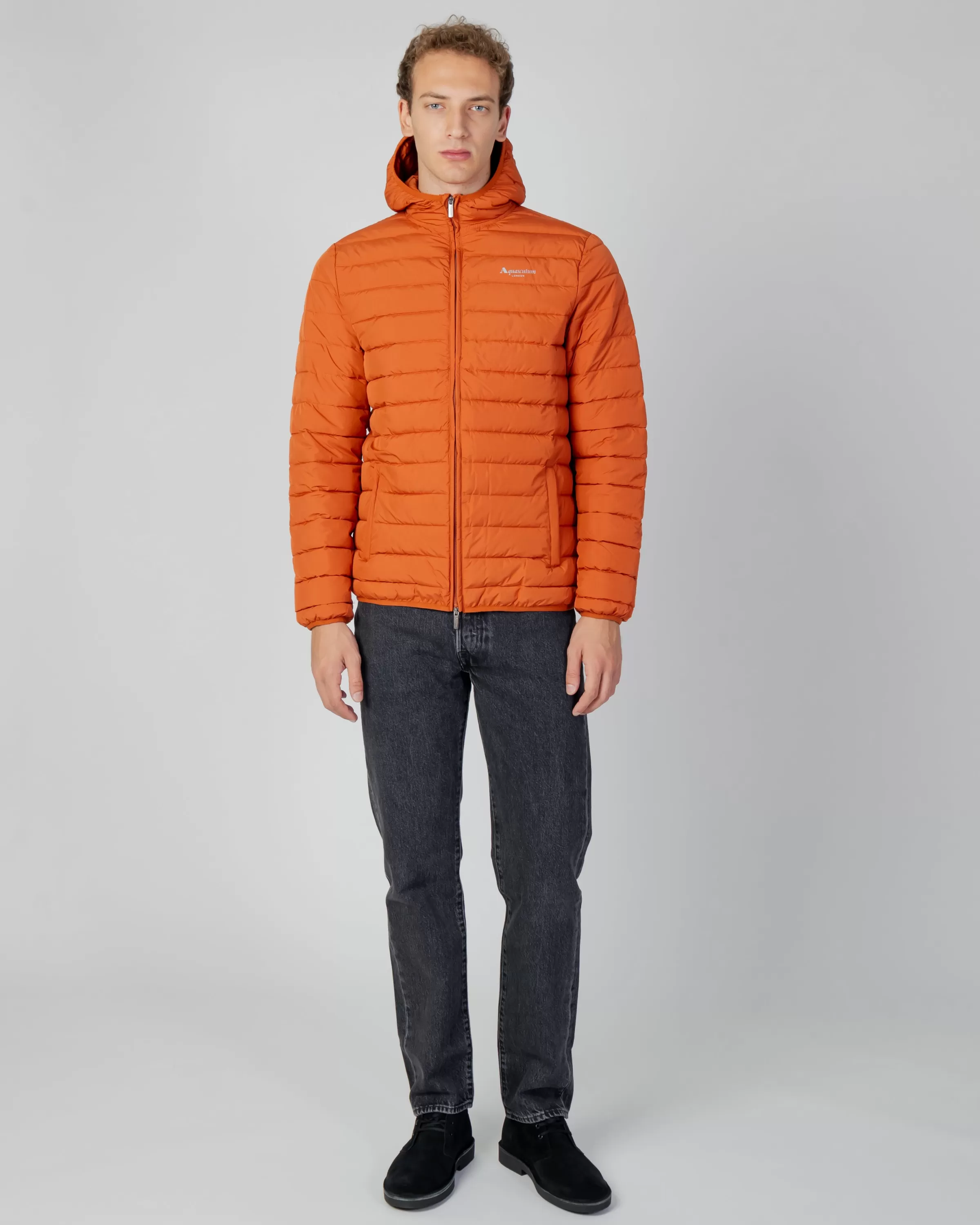 Uomo Aquascutum Active Active100Gr Hooded Jacket