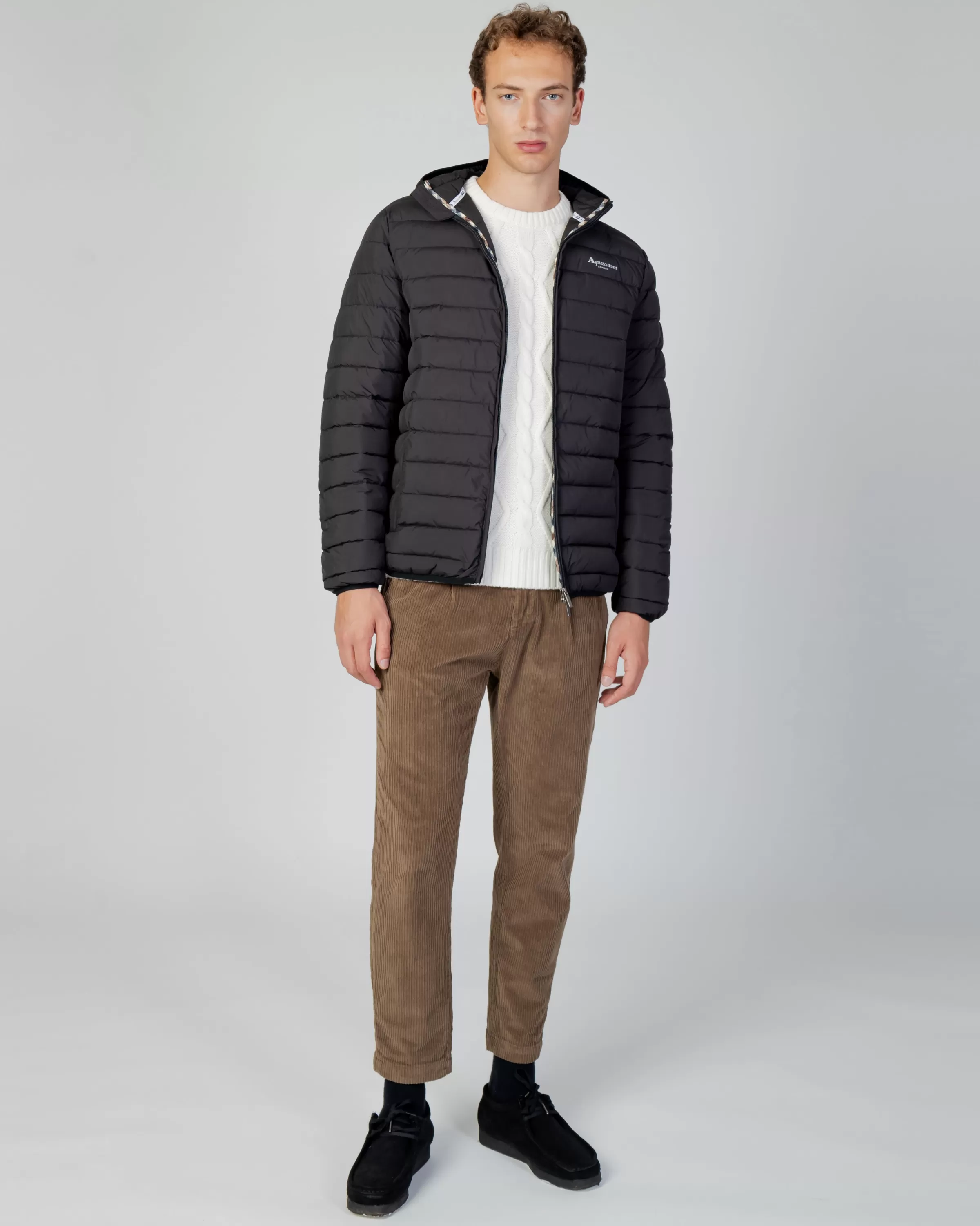 Uomo Aquascutum Active Active100Gr Hooded Jacket