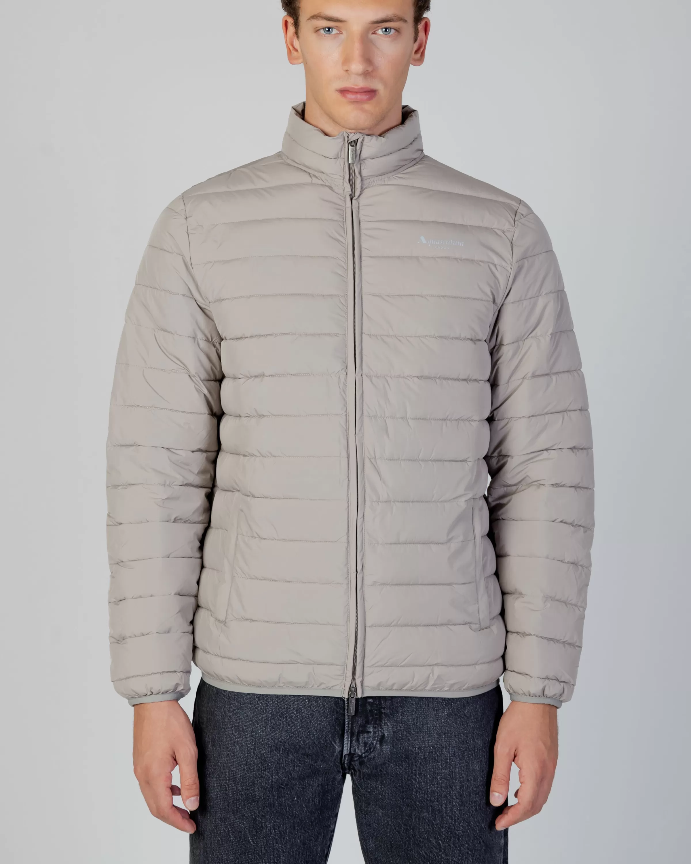 Uomo Aquascutum Active Active100Gr Mock Neck Jacket