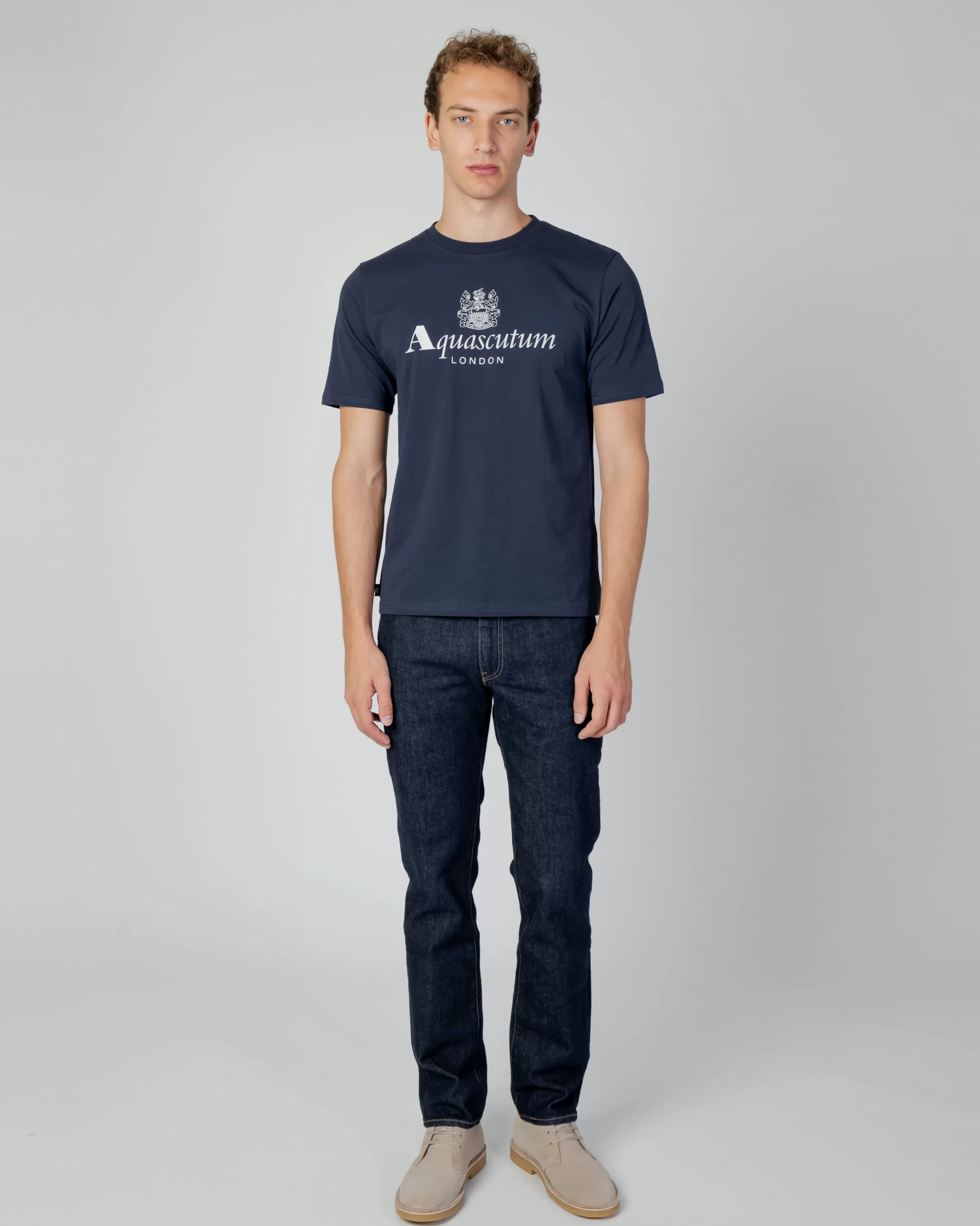 Uomo Aquascutum Active Active Big Logo