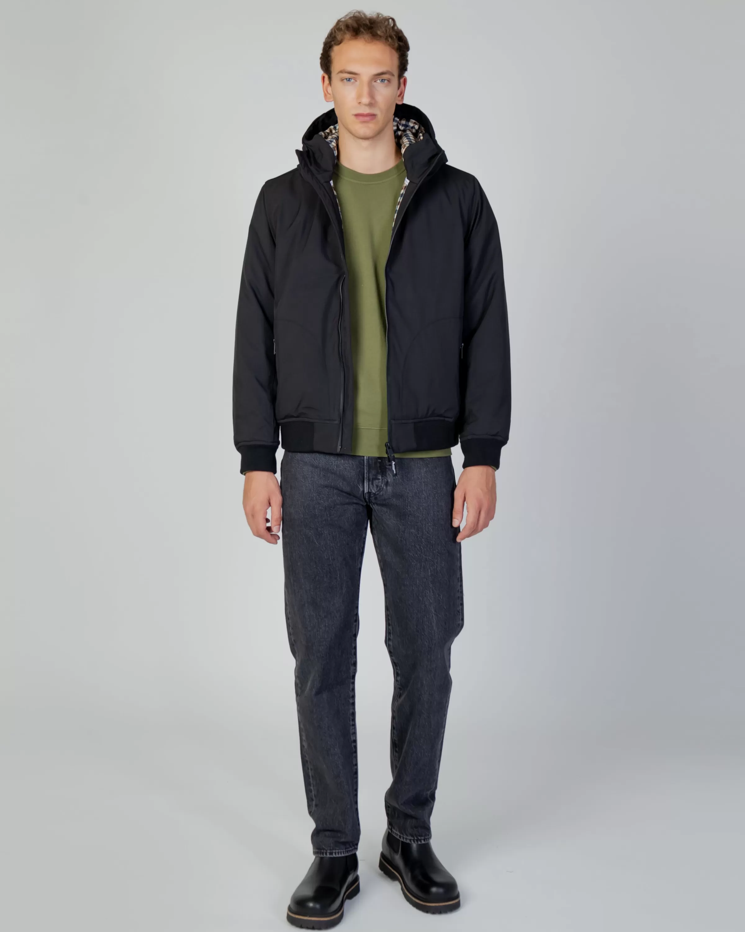 Uomo Aquascutum Active Active Hooded Jacket