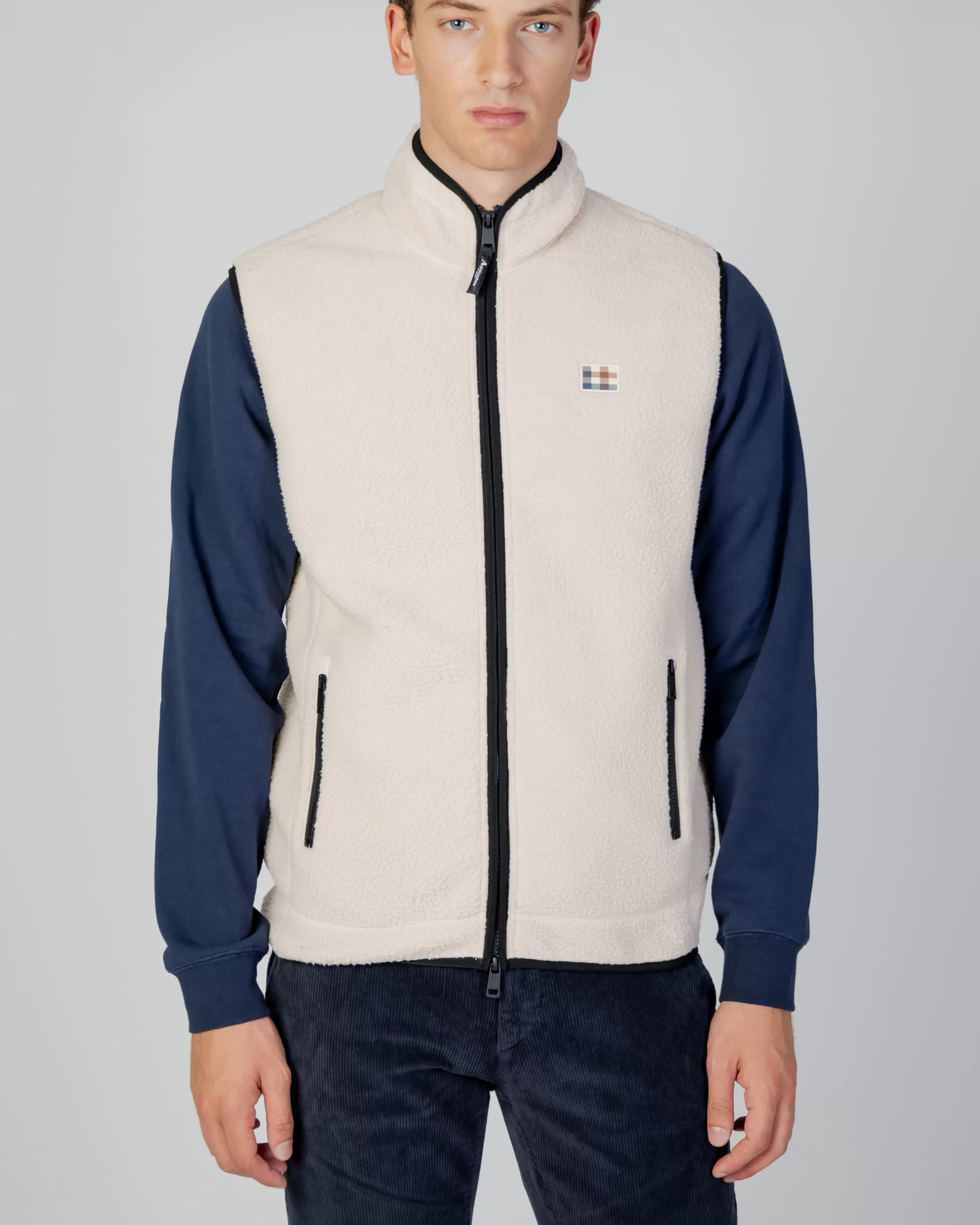 Uomo Aquascutum Active Active One Color Sherpa Vest