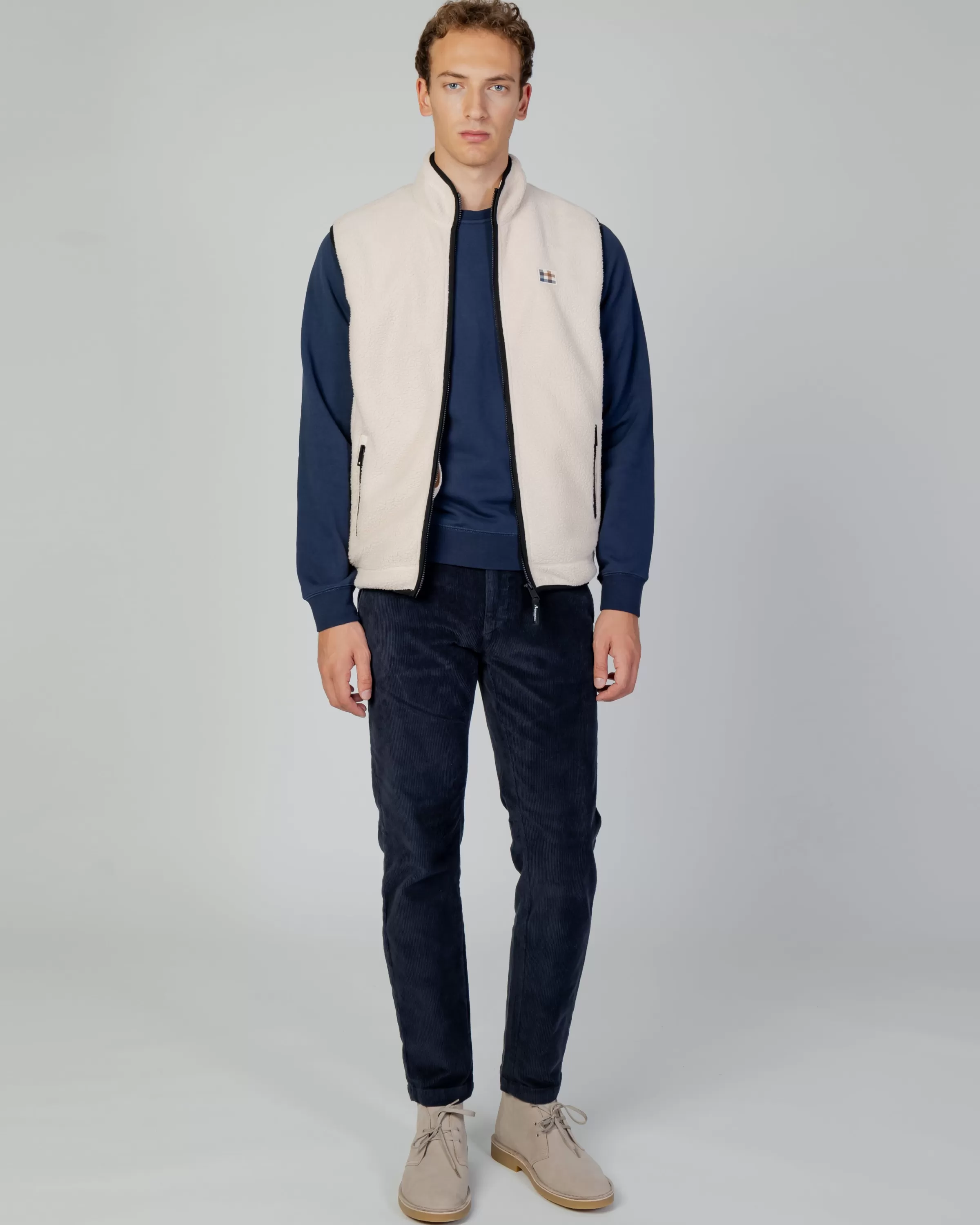 Uomo Aquascutum Active Active One Color Sherpa Vest