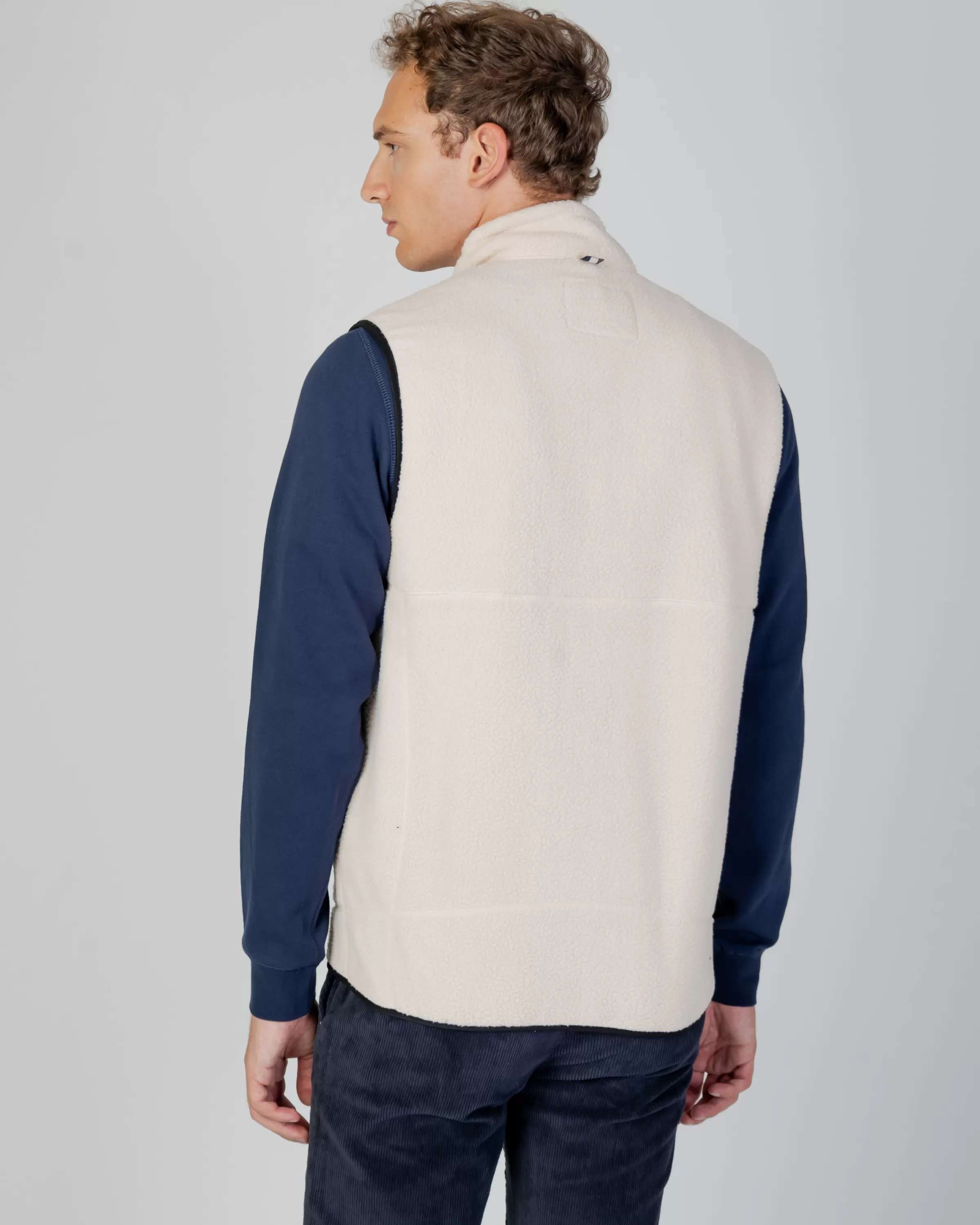 Uomo Aquascutum Active Active One Color Sherpa Vest