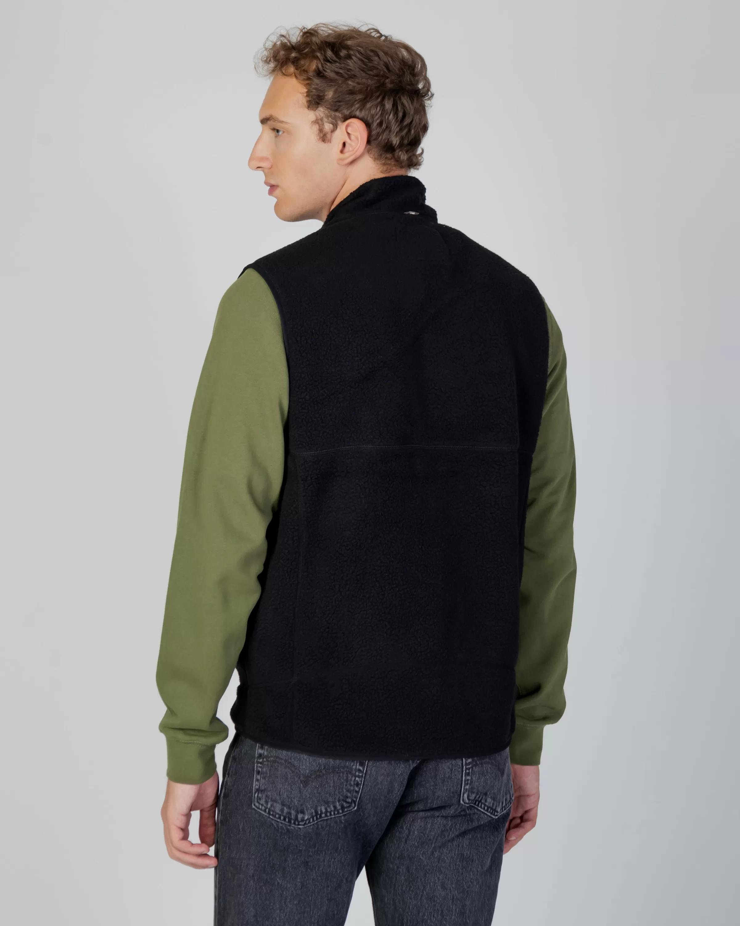 Uomo Aquascutum Active Active One Color Sherpa Vest