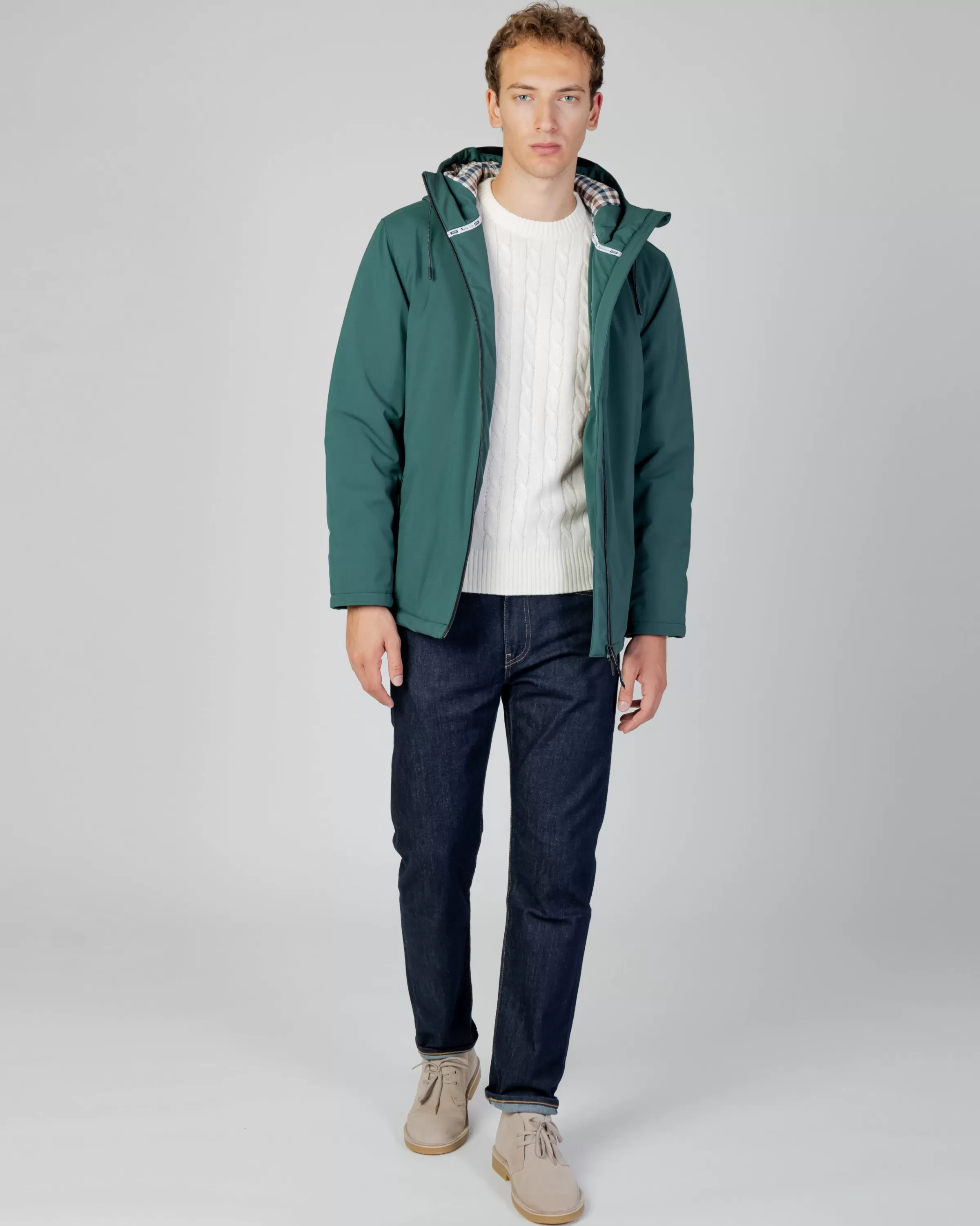 Uomo Aquascutum Active Active Shell Mid Parka