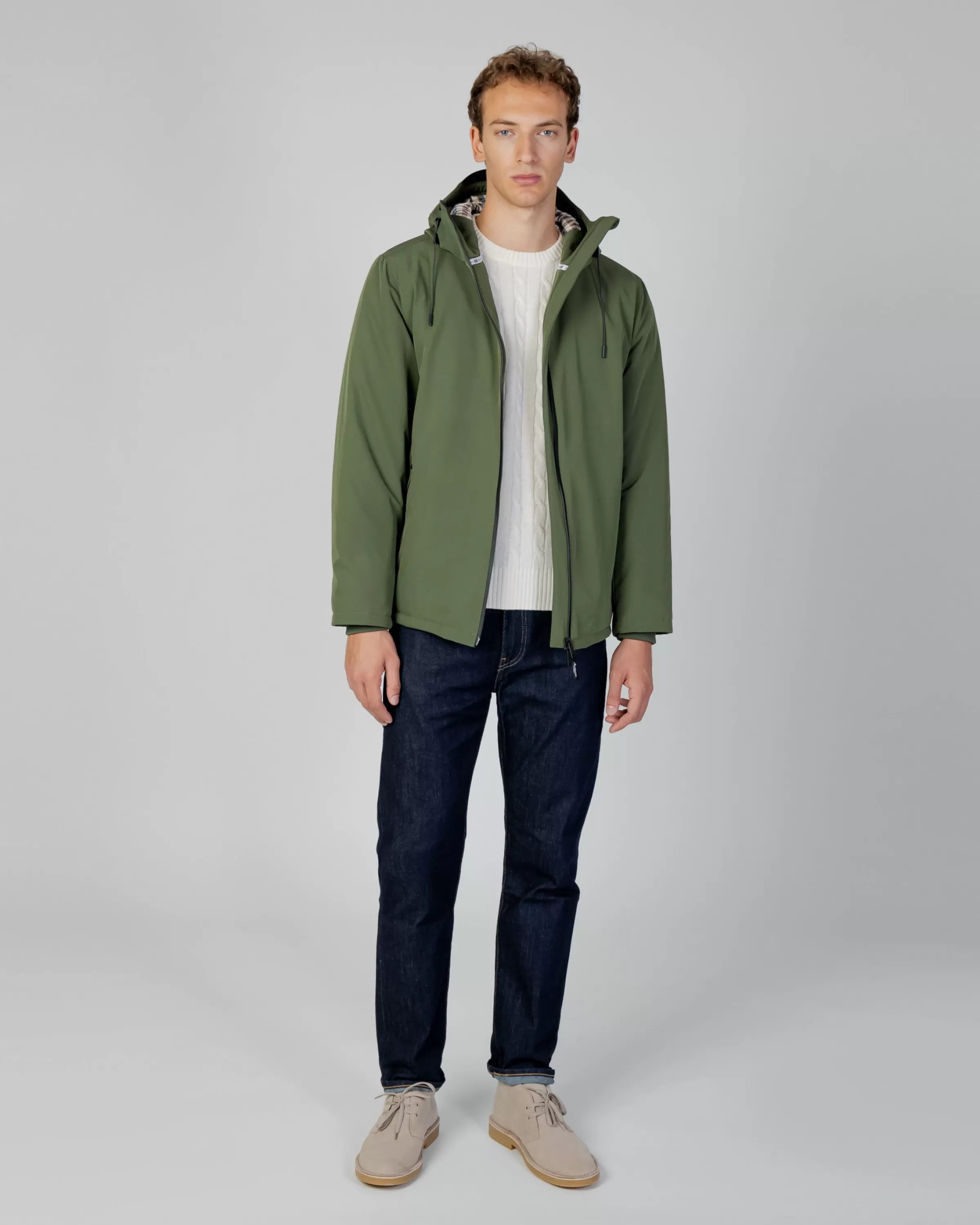 Uomo Aquascutum Active Active Shell Mid Parka