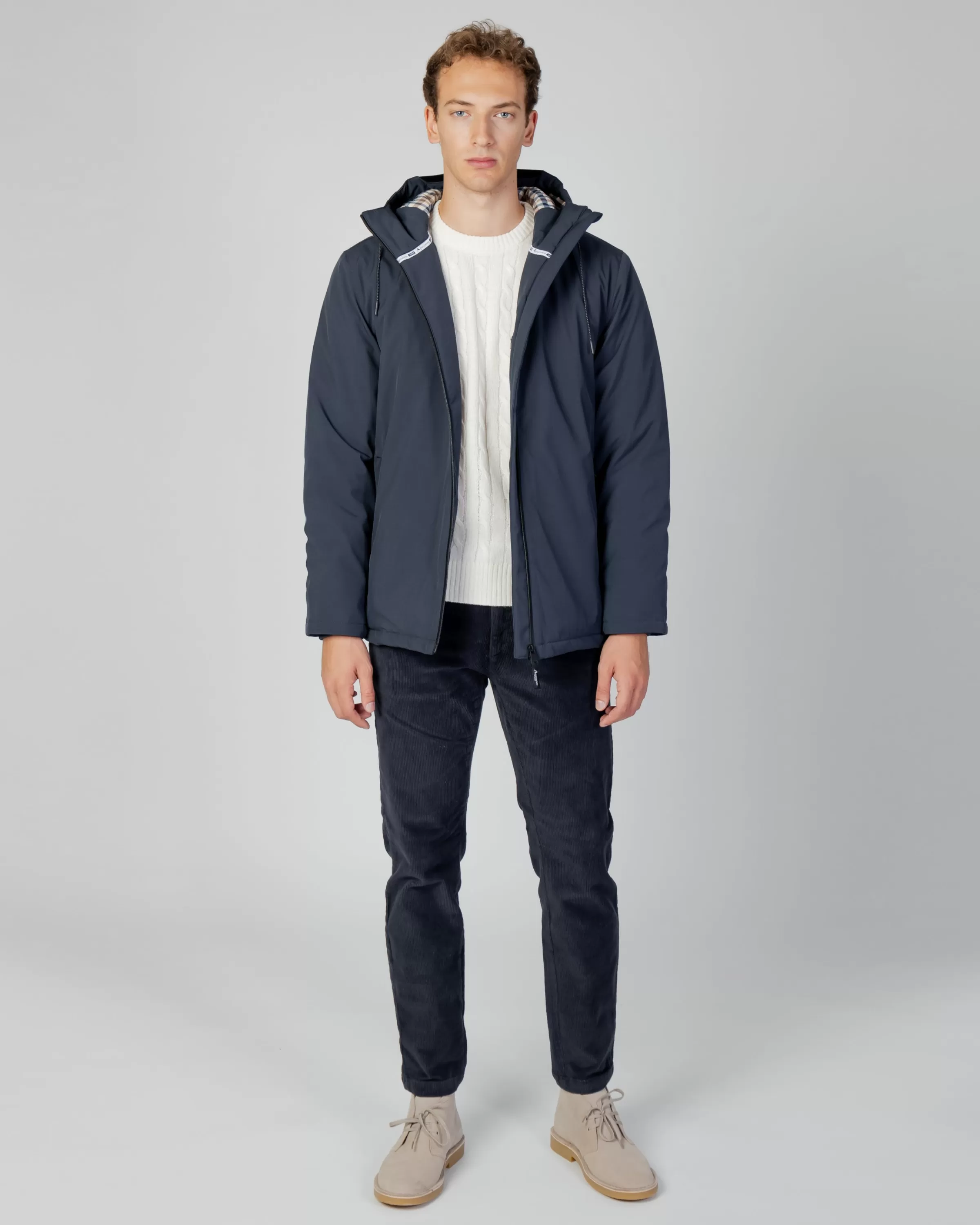 Uomo Aquascutum Active Active Shell Mid Parka