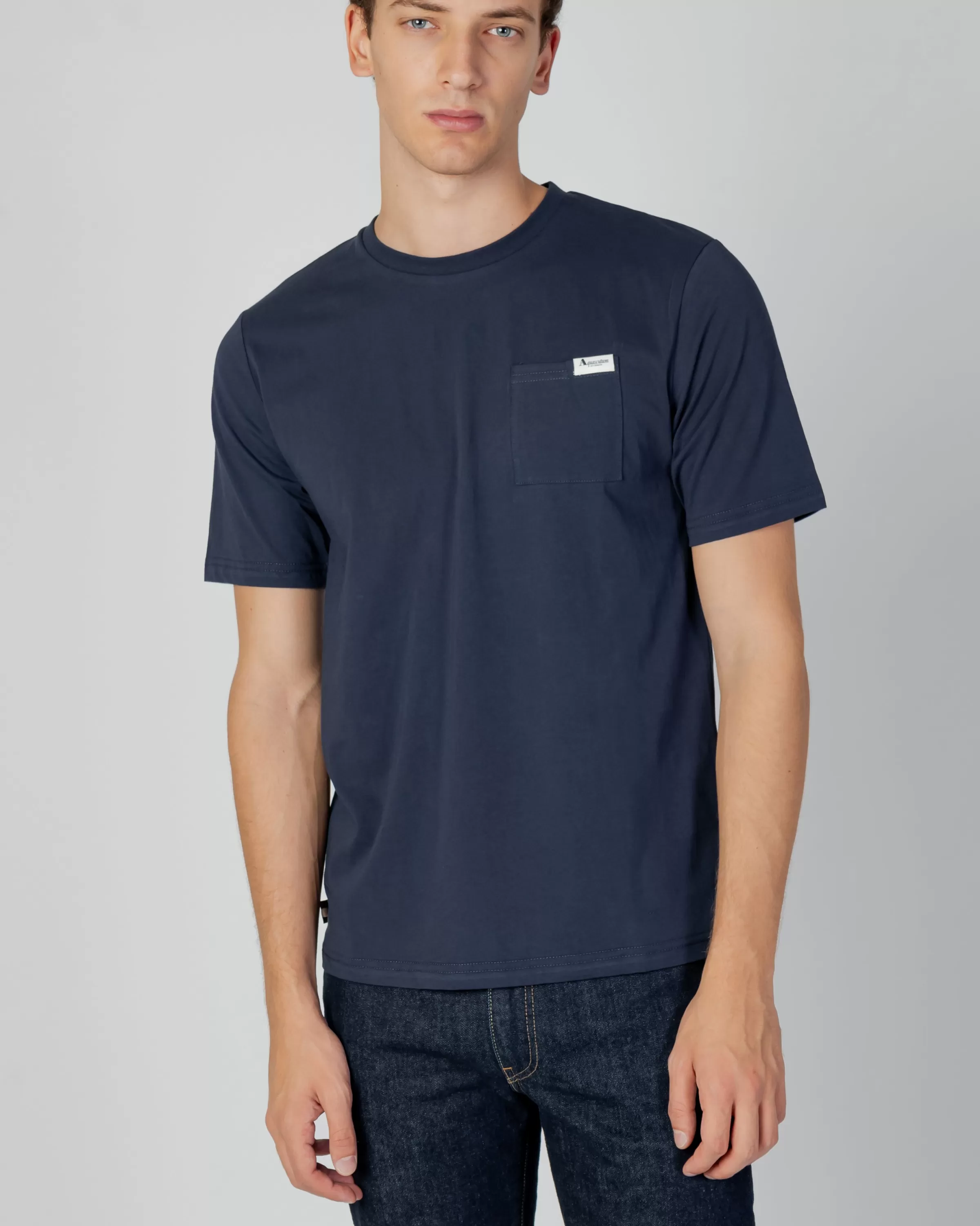 Uomo Aquascutum Active Active Small Logo Pocket T-Shirt