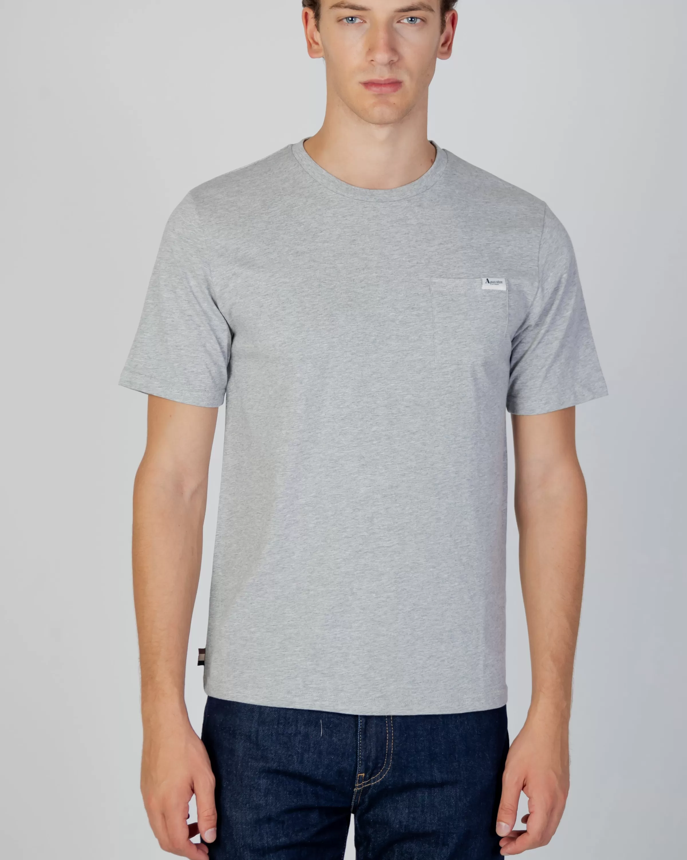 Uomo Aquascutum Active Active Small Logo Pocket T-Shirt