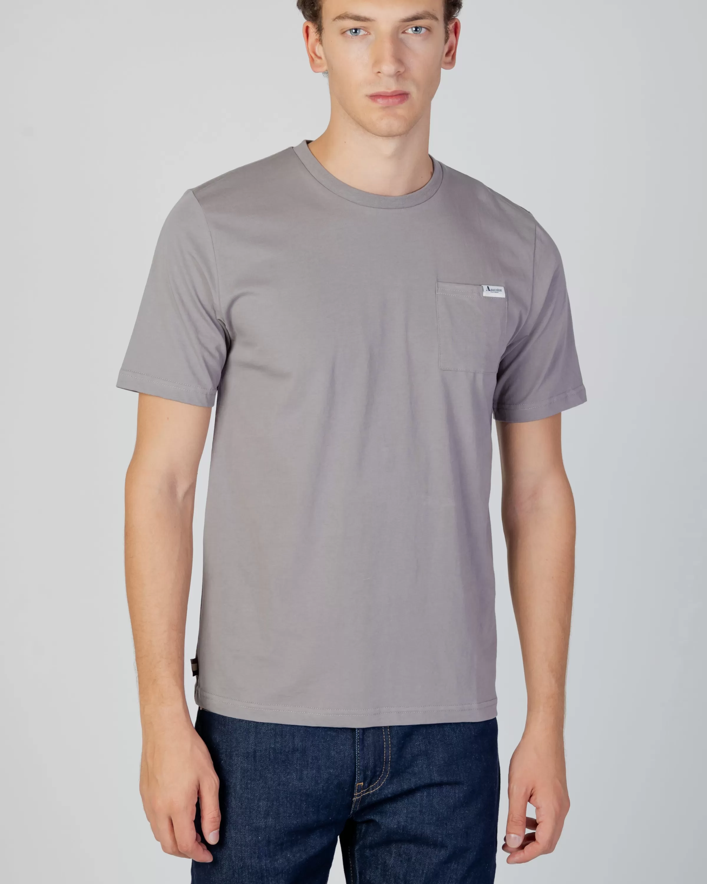 Uomo Aquascutum Active Active Small Logo Pocket T-Shirt