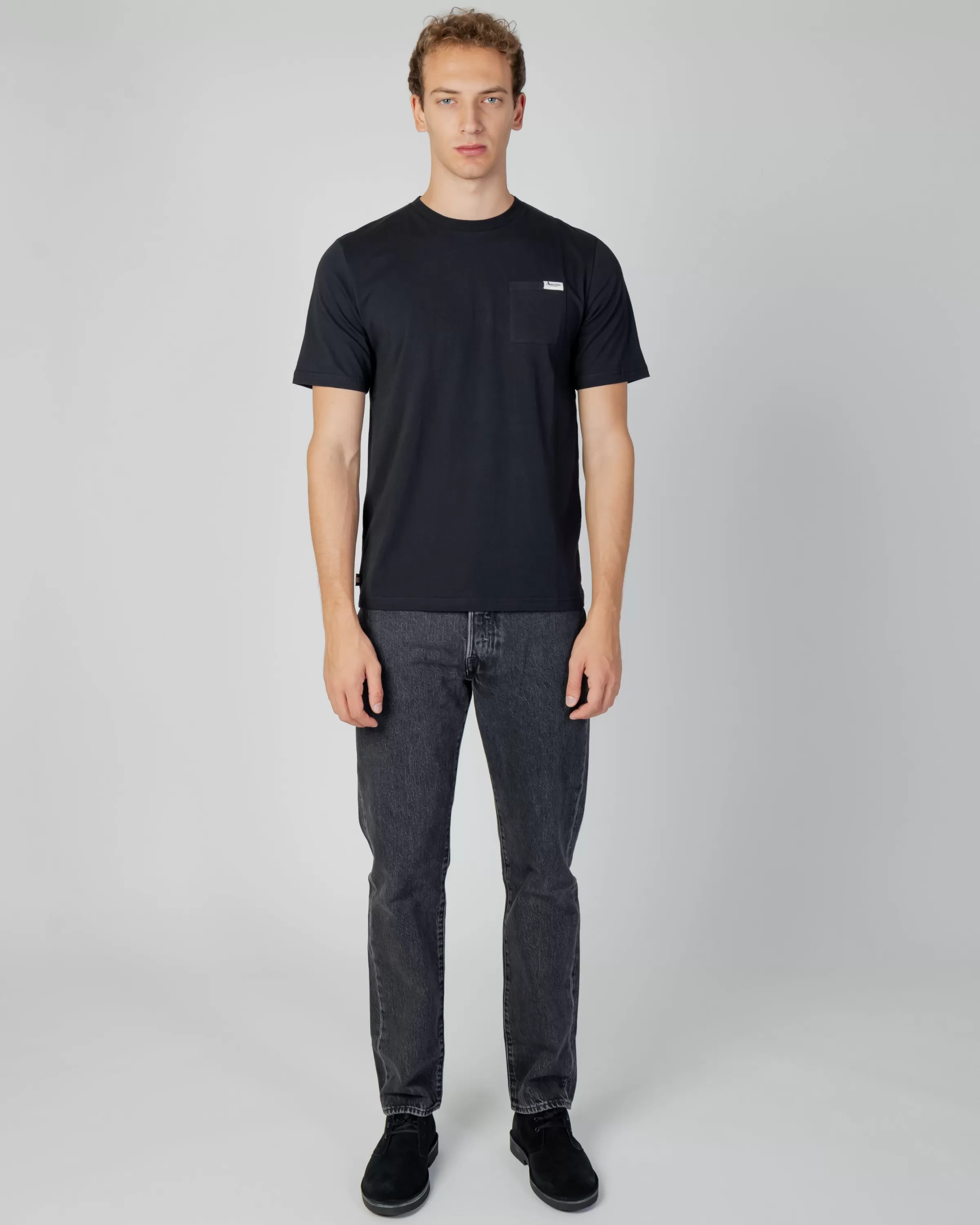 Uomo Aquascutum Active Active Small Logo Pocket T-Shirt