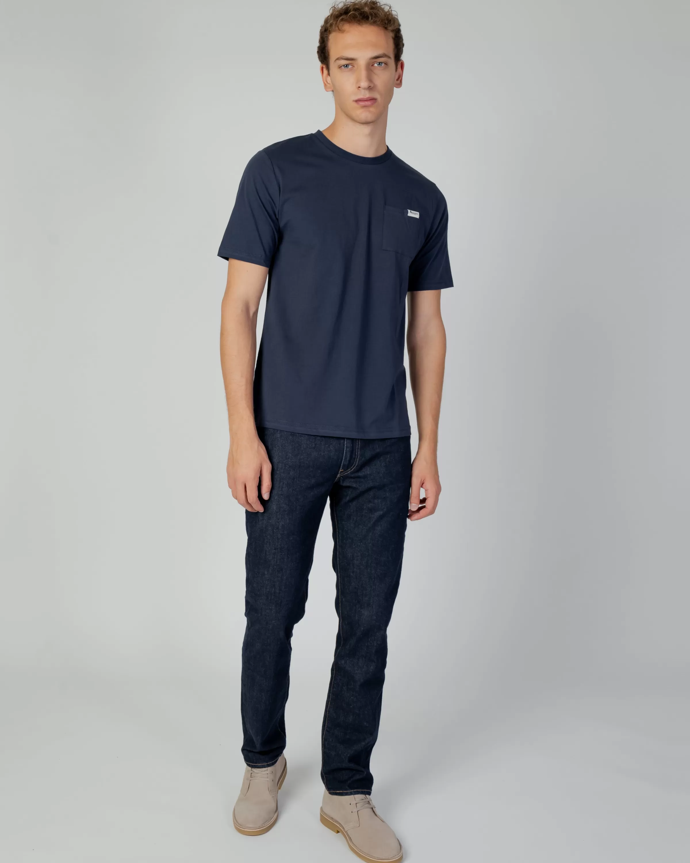 Uomo Aquascutum Active Active Small Logo Pocket T-Shirt