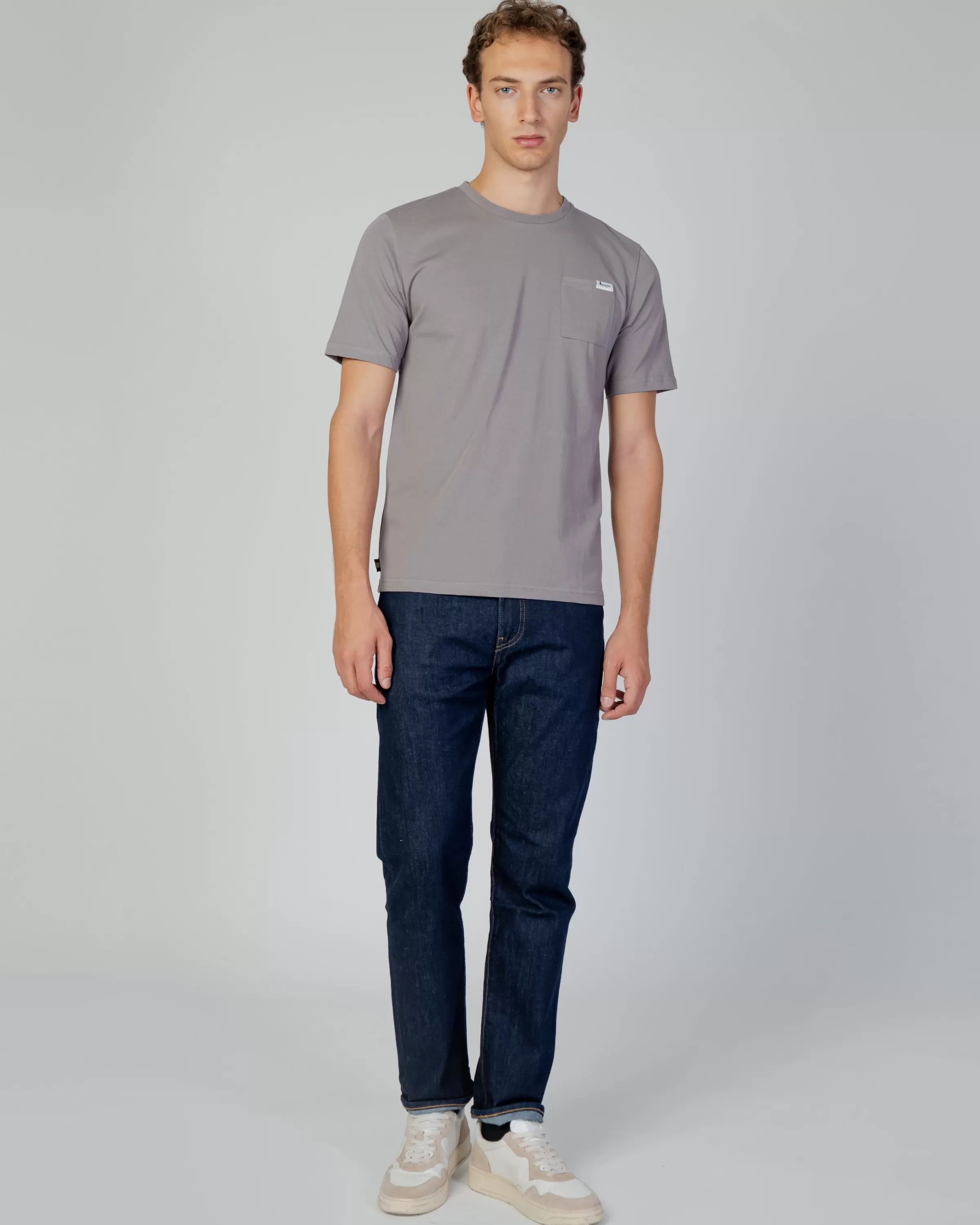 Uomo Aquascutum Active Active Small Logo Pocket T-Shirt