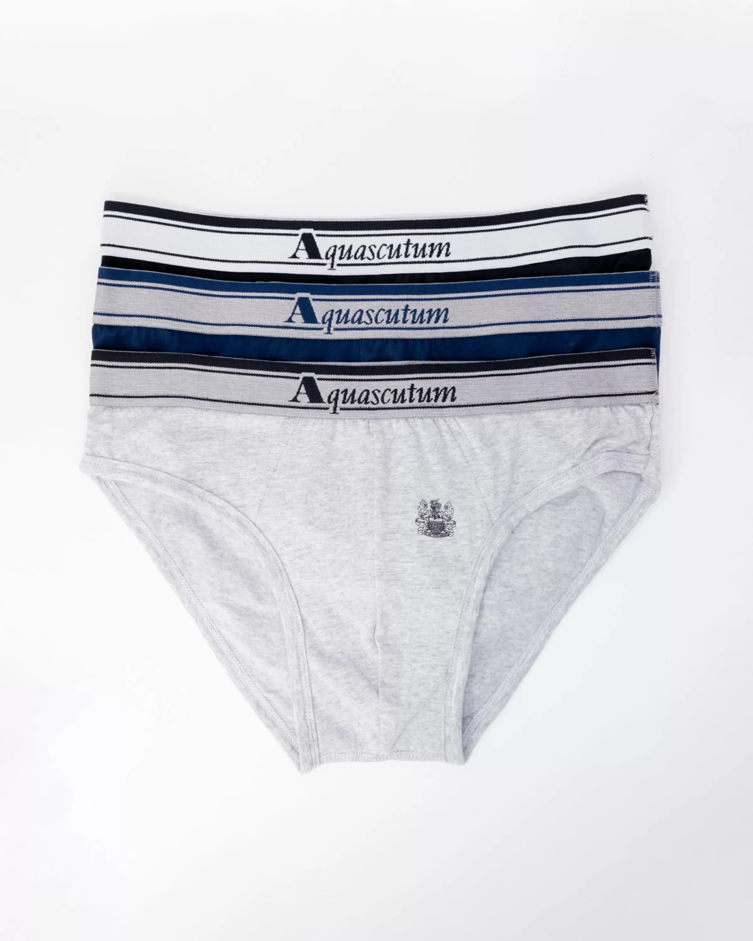 Uomo Aquascutum Active Active Underwear Brief Triple Pack